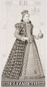Rainha Elizabeth I (1533-1603) de "Ilustrações da História Escocesa e Inglesa" I