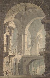 Prisão Sombria Prisão Sombria, 1790-99. de Joseph Mallord William Turner