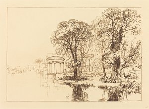 Isleworth, publicado em 1819. de Joseph Mallord William Turner