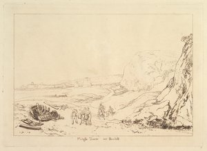 Torres Martello perto de Bexhill, Sussex Liber Studiorum, parte VII, placa 34, 1811. de Joseph Mallord William Turner