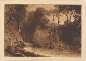 Perto de Blair Athol, publicado em 1811. de Joseph Mallord William Turner