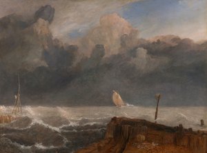Porto Ruysdael, entre 1826 e 1827. de Joseph Mallord William Turner