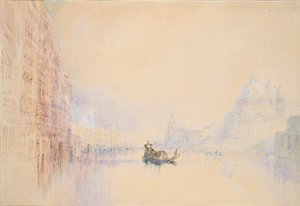 Veneza: o Grande Canal, 1840 de Joseph Mallord William Turner