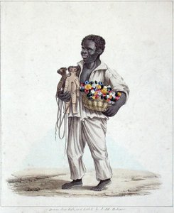 Vendedor de marionetes no Carnaval, Kingston, Jamaica de J.M. Belisario