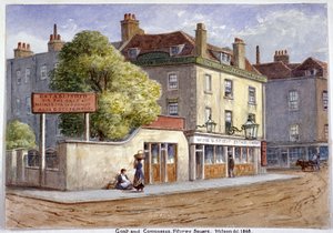 Old Goat and Compasses Inn, Marylebone Road, Londres, 1868 de JT Wilson