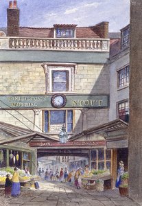 Swan Inn, Leadenhall Market, Londres, c1870