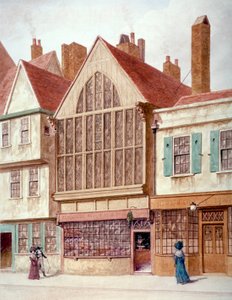 Vista do Trinity Hall, Aldersgate Street, Cidade de Londres, 1780.