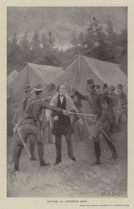 Captura de Jefferson Davis (litho) de J. (after) Steeple Davis