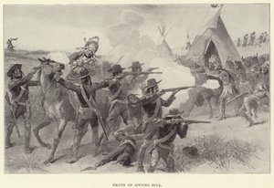 Morte do Touro Sentado (litho)