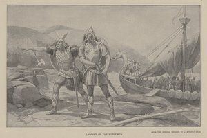 Aterragem dos Norsemen (litho)
