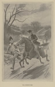 O passeio de Paul Revere (litho)
