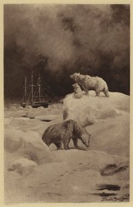 Peary in the Arctic Regions (Litho) de J. (after) Steeple Davis