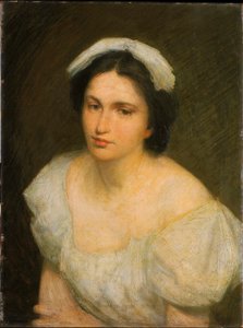 Uma rapariga alsaciana de J. Alden Weir