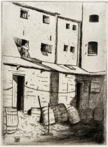 Beco do guaxim de J. Alden Weir