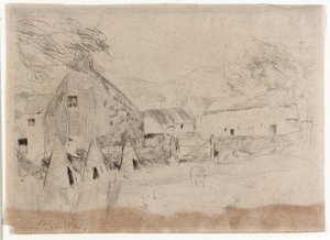 Quintal--Ilha de Man de J. Alden Weir