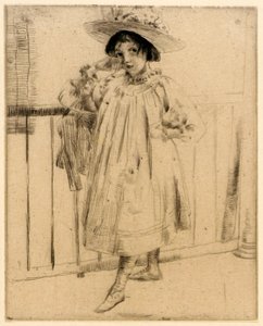 No alpendre de J. Alden Weir