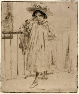 No alpendre de J. Alden Weir
