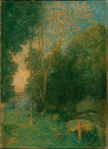 Pã e o lobo de J. Alden Weir