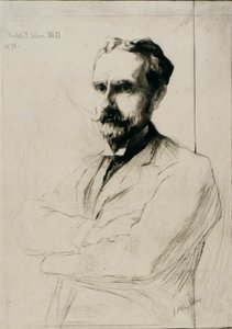 Retrato do Dr. Robert F. Weir de J. Alden Weir