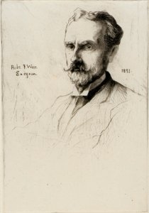 Retrato do Dr. Robert F. Weir de J. Alden Weir