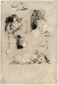 Estudos de J. Alden Weir