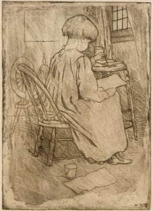 O Pequeno Artista de J. Alden Weir