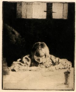 O pequeno estudante de J. Alden Weir