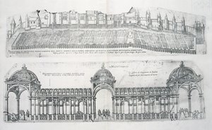 Vistas de Montargis, de "Os mais belos edifícios da França", publicado em 1570