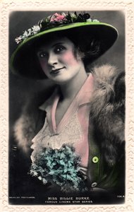 Billie Burke 1886-1970, atriz americana, início do século XX.