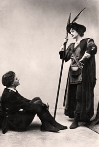 Lilian Braithwaite 1873-1948 e Henry Ainley 1875-1945, 1907.