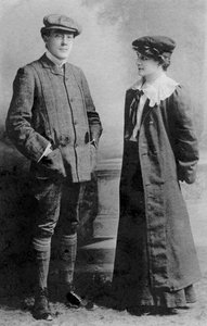 Mabel Hackney e Laurence Irving, 1907.