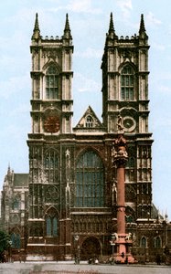 Abadia de Westminster, Londres, início do século XX.