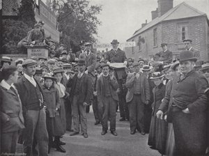 Corby Pole Fair, o Presidente, com a Carta de J. Benjamin Stone