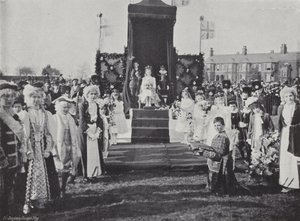 Knutsford May Day Festival, coroando a rainha de J. Benjamin Stone