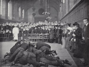 Panqueca jogando na Westminster School, The Greeze de J. Benjamin Stone