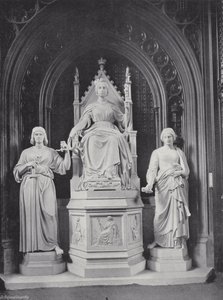 Estátua da rainha victoria de J. Benjamin Stone