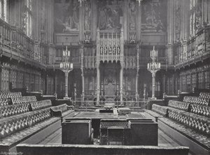 Câmara dos Lordes de J. Benjamin Stone
