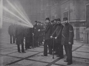 A Brigada de Incêndio Noturna de J. Benjamin Stone