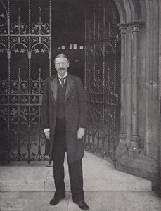 O Honorário Direito. Sir A Acland Hood, Bart (foto a p/b) de J. Benjamin Stone