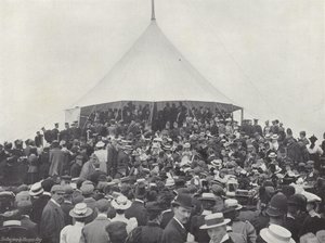 Dia de Tynwald, proclamando as leis de J. Benjamin Stone