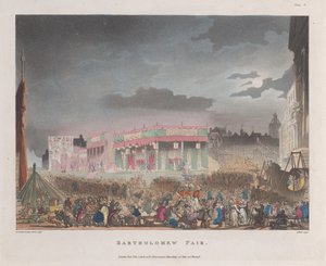 Bartholomew Fair, 1 de fevereiro de 1808., 1 de fevereiro de 1808. de J. Bluck
