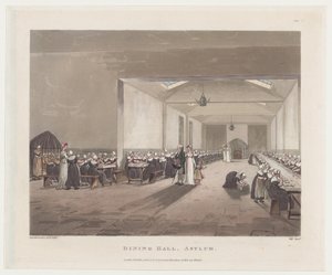Refeitório, Asilo, 1º de fevereiro de 1808., 1º de fevereiro de 1808. de J. Bluck