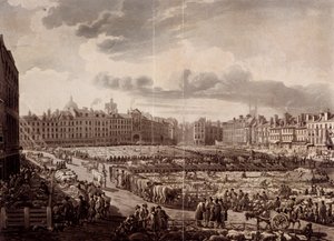 Smithfield Market, Londres, 1811