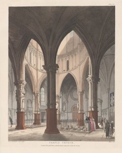 Temple Church, 1º de setembro de 1809., 1º de setembro de 1809. de J. Bluck