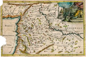 Mapa da Síria, após a morte de Alexandre, o Grande de J Blundell