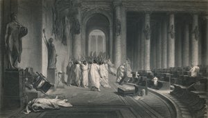 A morte de César. Júlio César, c1870