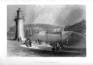 Porto de Whitehaven, Cumbria, 1886.