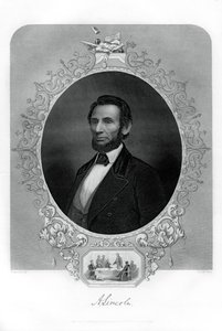 Presidente Abraham Lincoln, político americano, 1862-1867. de J. C. McRae