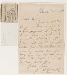 Carta ao editor do Liverpool Weekly Courier, 21 de outubro de 1917 de J. Capstick