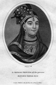 Uma princesa chinesa da raça tártaro de Manchoo, 1801.